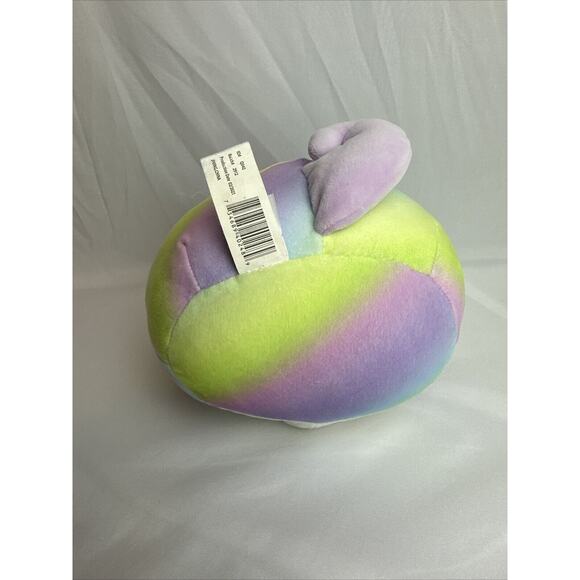 Squishmallows 8” Honeydew the Chameleon Plush Pastel Rainbow Kellytoy 2021 - Picture 5 of 7